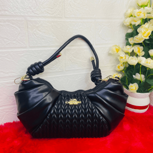 Alternative view of Ruched Bow Shoulder Bag 👜🎀