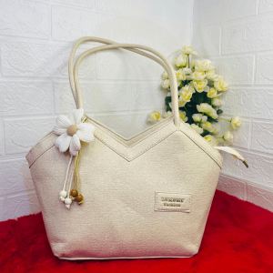 Alternative view of Premium Floral Charm Shoulder Tote Bag.👜🌸
