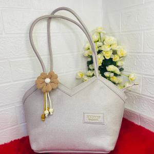 Premium Floral Charm Shoulder Tote Bag.👜🌸 - Image 4
