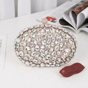 Premium Crystal Stone Party Clutch Bag✨ - Image 4