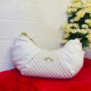 Ruched Bow Shoulder Bag 👜🎀