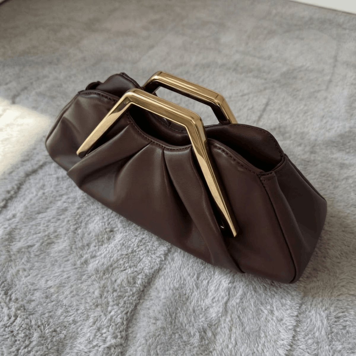 Stylish Pleated Top Handle Handbag 👜✨ - Image 2