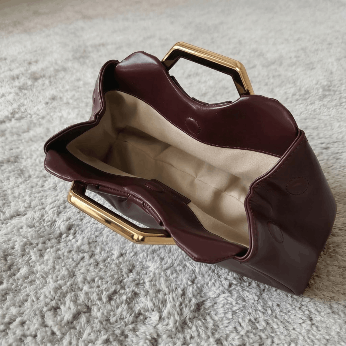 Stylish Pleated Top Handle Handbag 👜✨ - Image 3